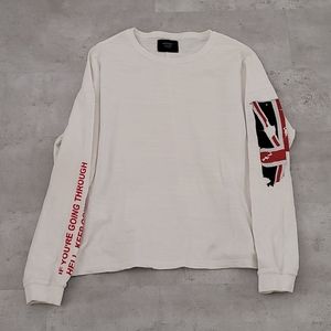 White long sleeve shirt
